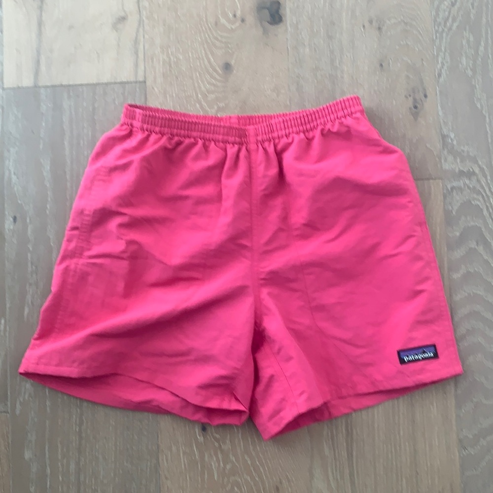 Hot pink XS Patagonia swim trunks baggie 5inch